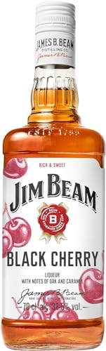 Jim Beam Red Stag Black Cherry | Bourbon Whiskey mit Schwarzkirsch-Likör | mit weichem und rundem Geschmack | 32.5% Vol. | 700ml von Jim Beam