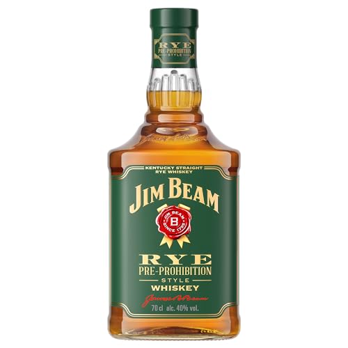 Jim Beam Rye Whiskey | Kentucky Straight Rye Whiskey | würziger Geschmack mit kräftigem Roggenaroma | 40% Vol. | 700ml von Jim Beam