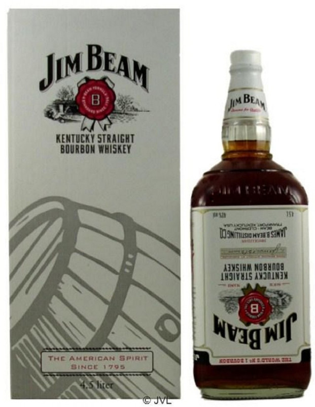 Jim Beam White Label 4,5 Ltr  40%vol von Jim Beam