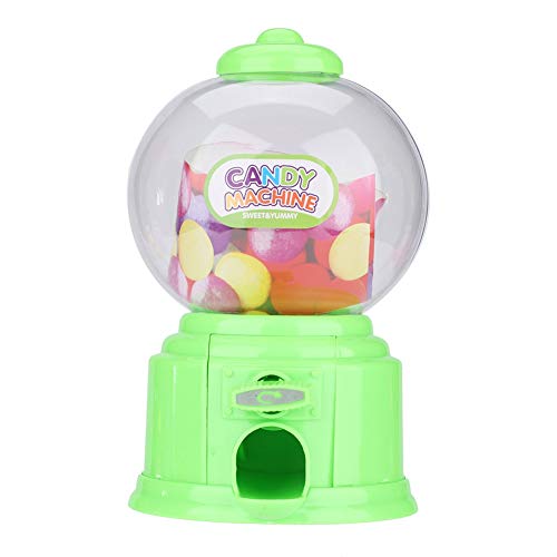 Süßigkeitenmaschine, tragbare Kinder Süßigkeitenmaschine Kunststoff Mini Gumballs Spender Kinder Kindergarten Geschenk Kunststoff Süßigkeitenmaschine(Grün) von Jingyi