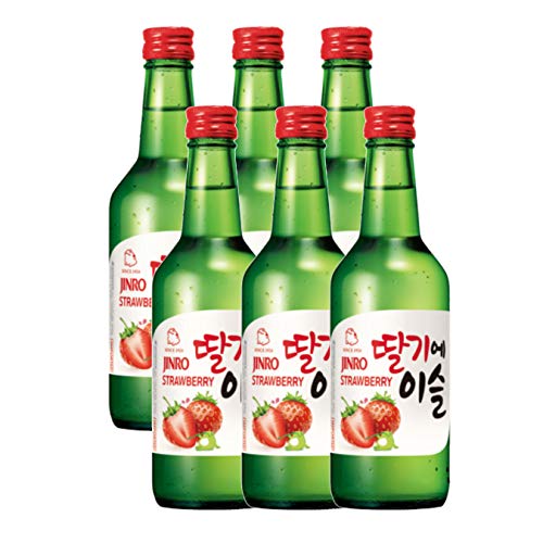 Jinro Soju Selection - Erdbeergeschmack 6er Set von JINRO