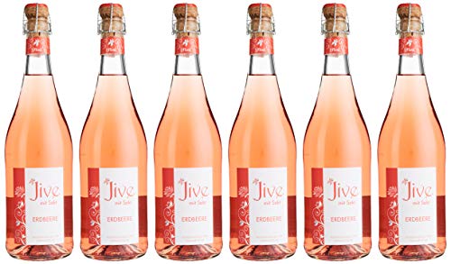 JIVE mit Sekt und Erdbeere - aromatisierter weinhaltiger Cocktail, 6er Pack (6 x 750ml) von Jive