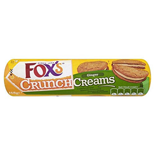 Fox 'Ginger Crunch Cremes (168g) - Packung mit 6 von Jlwiy