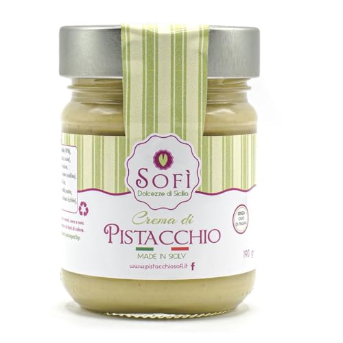 Süße Pistaziencreme, 45% Pistazien, ohne Palmöl, 190g, Sofì - Dolcezze di Sicilia Süße Pistaziencreme, 45% Pistazien, ohne Palmöl, 190g, Sofì - Dolcezze di Sicilia von Jlwiy