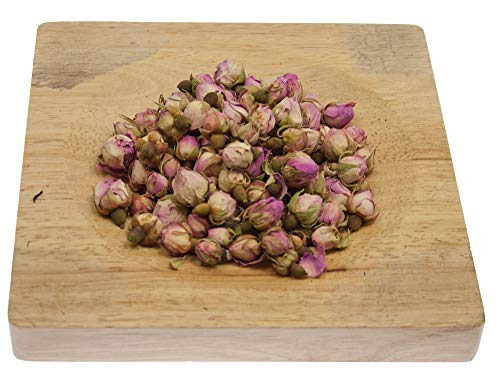 Rosenknospen rosa ganz (1kg) von JustIngredients