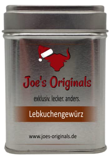 Joe's Originals - Lebkuchengewürz zum Backen von Lebkuchen, Spekulatius und weihnachtlichen Plätzchen - Weihnachtsgewürz, Lebkuchengewürz, Spekulatiusgewürz, Plätzchengewürz 60g von Joe's Originals exklusiv. lecker. anders.