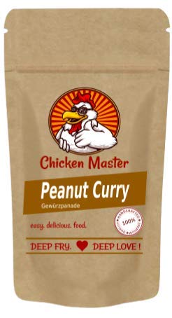 Chicken Master Peanut Curry – Erdnuss-Curry Gewürzpanaden, Paniermischung für Geflügel, Geflügelgewürz. Marinade, Gewürzmischung für Hühnchen. von Joe's Originals