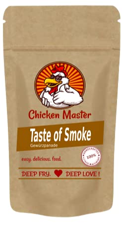 Chicken Master Taste of Smoke – Rauchige BBQ Gewürzpanaden, Paniermischung für Geflügel, Geflügelgewürz. Marinade, Gewürzmischung für Hähnchen. Chicken Nuggets selber machen! von Joe's Originals