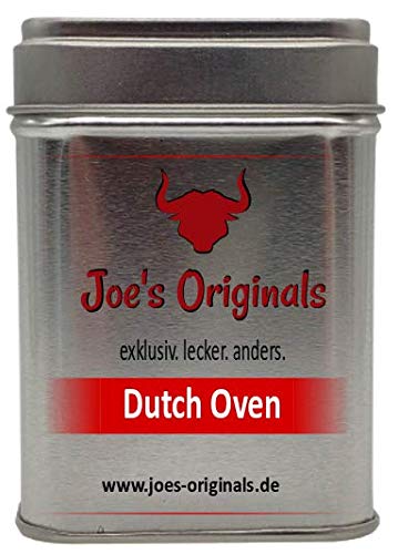Joe's Originals Dutch Oven Gewürz in der Dose 75g - Rub Gewürzmischung für Schichtfleisch und alle Gerichte aus dem Feuertopf von Joe's Originals exklusiv. lecker. anders.