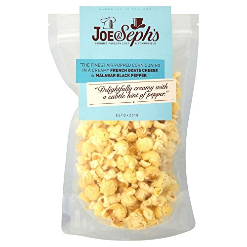 Joe & Seph der Popcorn - Goats Cheese & Black Pepper (90 g) - Packung mit 2 von Joe & Sephs