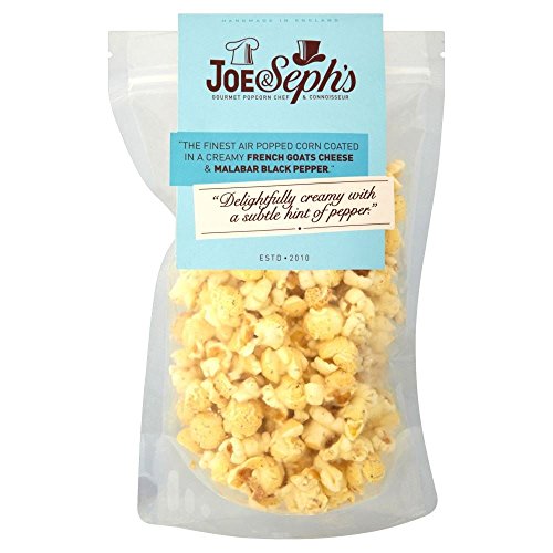 Joe & Seph der Popcorn - Goats Cheese & Black Pepper (90 g) - Packung mit 6 von Joe & Sephs