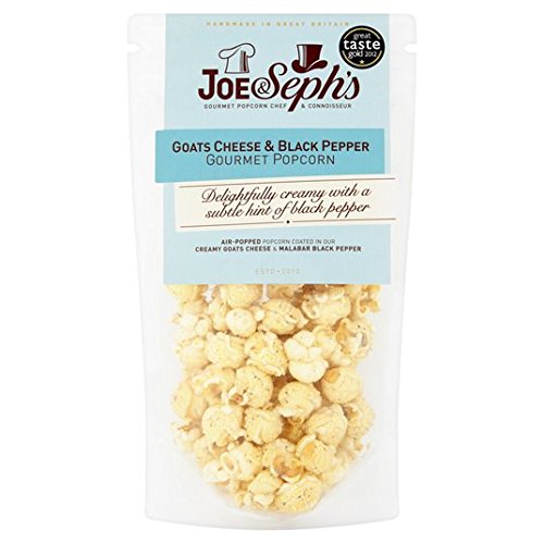 Joe & Seph der Ziegenkäse & Black Pepper Popcorn 90g von Joe & Sephs