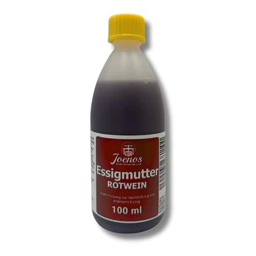 Essigmutter Rotwein Exclusiv Handel, 100 ml, Starterkultur für hausgemachten Essig Essigmutter Rotwein Exclusiv Handel, 100 ml, Starterkultur für hausgemachten Essig von Joenos