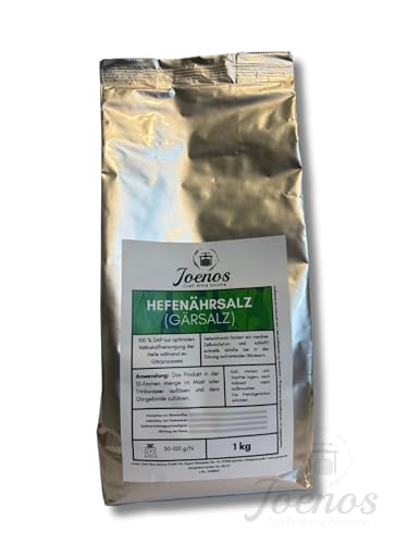 Hefenährsalz (Gärsalz), 1 kg, Exclusiv Handel Nährstoffversorgung für Hefe, 100% DAP von Joenos