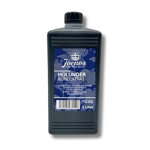 Joenos Holunder Konzentrat, Fruchtsaft für Wein und Bowle, 1 Liter Joenos Holunder Konzentrat, Fruchtsaft für Wein und Bowle, 1 Liter von Joenos