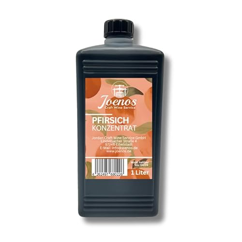 Joenos Pfirsich-Konzentrat, Fruchtsaft für Wein und Bowle, 1 Liter Joenos Pfirsich-Konzentrat, Fruchtsaft für Wein und Bowle, 1 Liter von Joenos