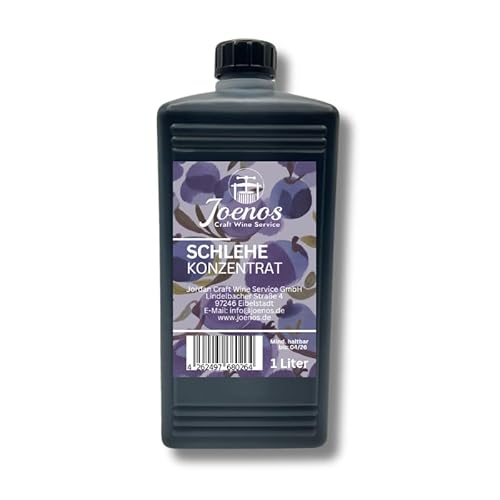 Joenos Schlehe Fruchtsaft Konzentrat, 1 Liter, für Wein, Bowle und Speiseeis Joenos Schlehe Fruchtsaft Konzentrat, 1 Liter, für Wein, Bowle und Speiseeis von Joenos