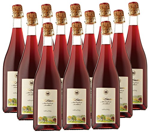 Prisecco alkoholfrei rotfruchtig- Manufaktur Jörg Geiger - 0,75 l - 12er Paket von Jörg Geiger