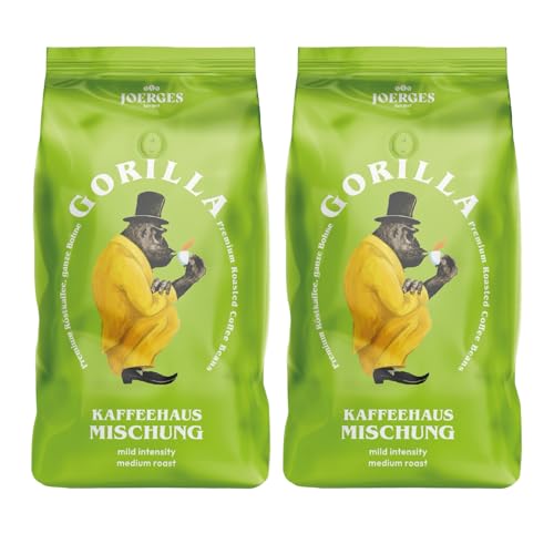 2x Gorilla Espresso 1.000g Kaffeehaus Mischung von Joerges