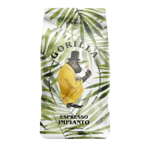 Joerges Gorilla Espresso Impianto Schokoladige Ganze Bohnen mit Fruchtigem Abgang, 1 kg Joerges Gorilla Espresso Impianto Schokoladige Ganze Bohnen mit Fruchtigem Abgang, 1 kg von Joerges