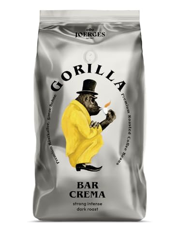 Joerges Kaffee ganze Bohnen Espresso Gorilla Bar Crema, 1 kg von Joerges