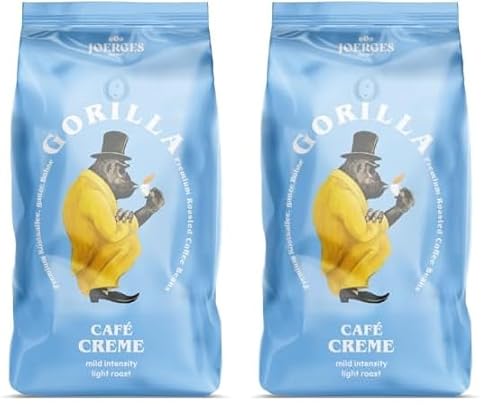Joerges Gorilla Café Creme, 1 kg (Packung mit 2) von Joerges