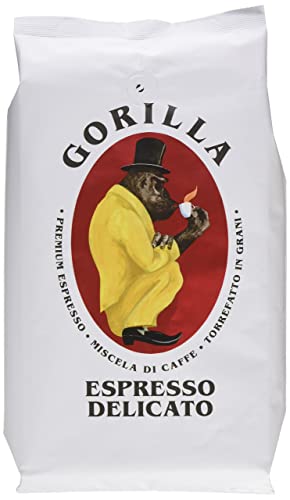 Joerges Gorilla Espresso Delicato, 1 kg, Weiß von Joerges