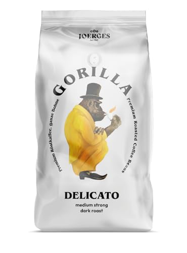 Joerges Gorilla Espresso Delicato, 1 kg, Weiß von Joerges