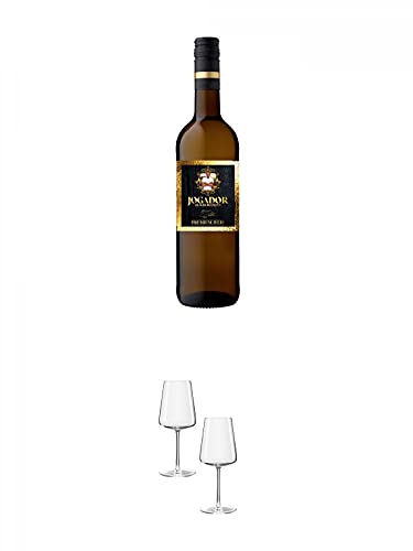 Jogador GRAUBURGUNDER by AILTON 12,5% 0,75 Liter + Weißweinglas Stölzle - 1590002 2 Stück Jogador GRAUBURGUNDER by AILTON 12,5% 0,75 Liter + Weißweinglas Stölzle - 1590002 2 Stück von Jogador
