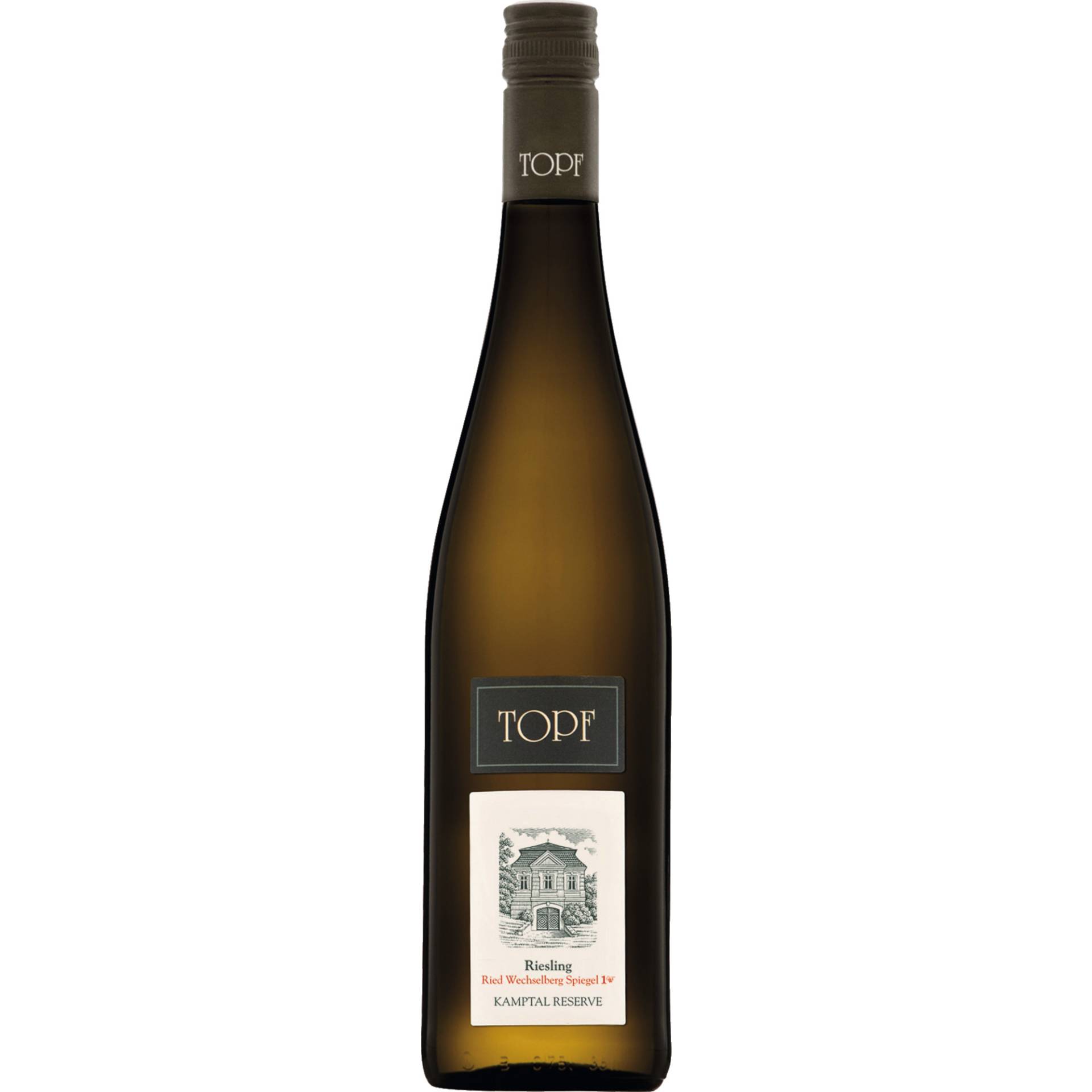 Ried Wechselberg Spiegel Riesling Reserve, Kamptal, Niederösterreich, 2019, Weißwein von Johann Topf GmbH,3491,Strass,Österreich