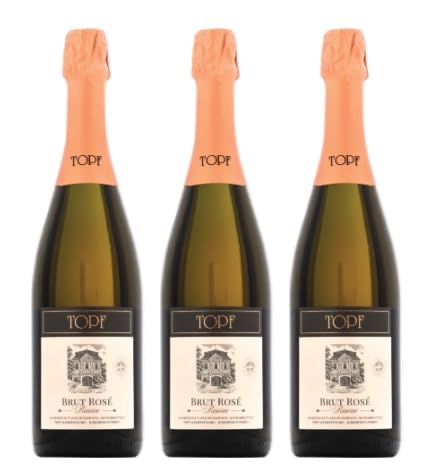 3x 0,75l - Johann Topf - Brut Rosé Reserve - klassische Flaschengärung - Niederösterrreich - Österreich - Rosé-Schaumwein brut von Johann Topf