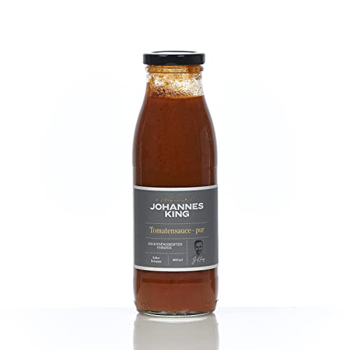 Pure Sylter Tomatensauce aus frischen Tomaten – die Tomatensauce ohne Zusätze | ideal für Pizza, Pasta und Co von Johannes King