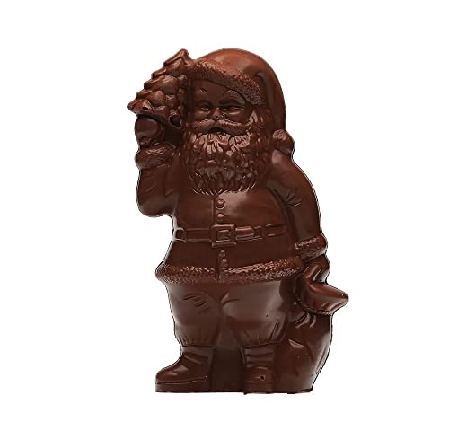 Weihnachtsmann aus Salzkaramell-Schokolade, Schoko-Nikolaus auf Basis edler Vollmilchschokolade, zartschmelzender Weihnachtsmann aus Karamell-Schokolade Weihnachtsmann aus Salzkaramell-Schokolade, Schoko-Nikolaus auf Basis edler Vollmilchschokolade, zartschmelzender Weihnachtsmann aus Karamell-Schokolade von Johannes King