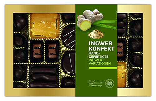 Lühders Ingwer-Konfekt, Ingwer Marzipan Pralinen, 250g Lühders Ingwer-Konfekt, Ingwer Marzipan Pralinen, 250g von Lühders