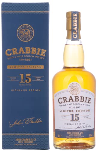 John Crabbie Crabbie's 15 Years Old Single Malt Scotch Whisky 43% Volume 0,7l in Geschenkbox Whisky John Crabbie Crabbie's 15 Years Old Single Malt Scotch Whisky 43% Volume 0,7l in Geschenkbox Whisky von Crabbies Ginger Beer