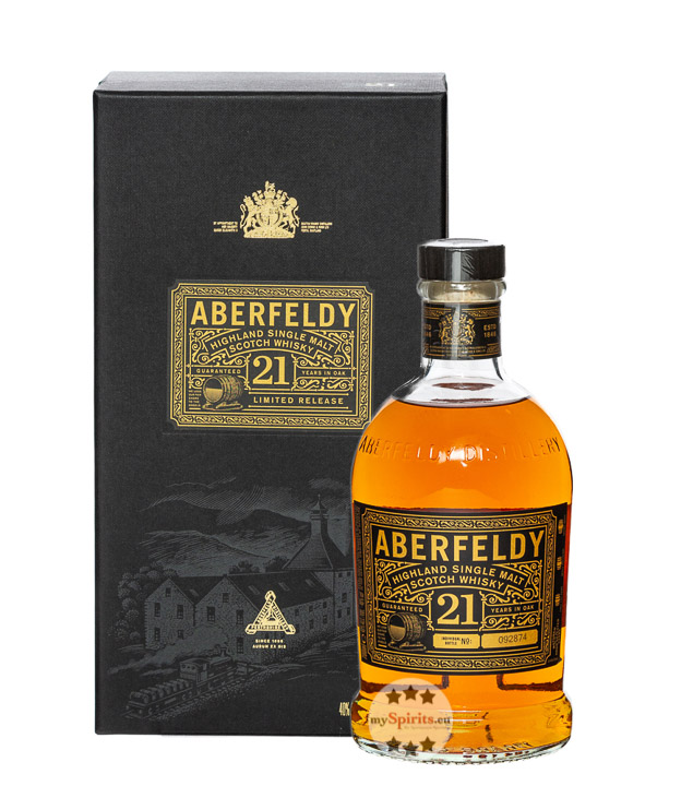 Aberfeldy 21 Jahre Highland Single Malt Scotch Whisky (40 % Vol., 0,7 Liter) von John Dewar & Sons