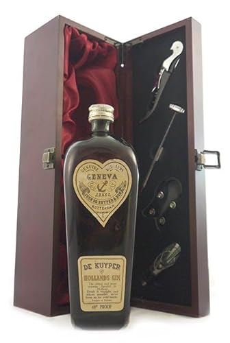 John De Kuyper & Son Rotterdam Dutch Geneva Gin 1950's in einer mit Seide ausgestatetten Geschenkbox, 1 x 700ml John De Kuyper & Son Rotterdam Dutch Geneva Gin 1950's in einer mit Seide ausgestatetten Geschenkbox, 1 x 700ml von John Kuyper &
