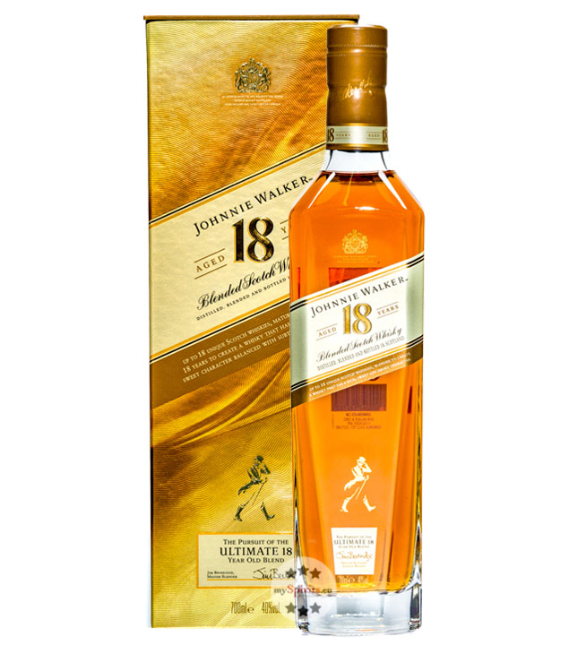 Johnnie Walker 18 Jahre Blended Scotch Whisky (40 % vol., 0,7 Liter) von John Walker & Sons