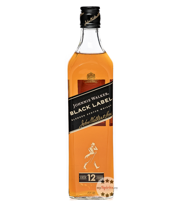 Johnnie Walker Black Label 12 Jahre Blended Scotch Whisky 0,7l (40 % vol., 0,7 Liter) von John Walker & Sons