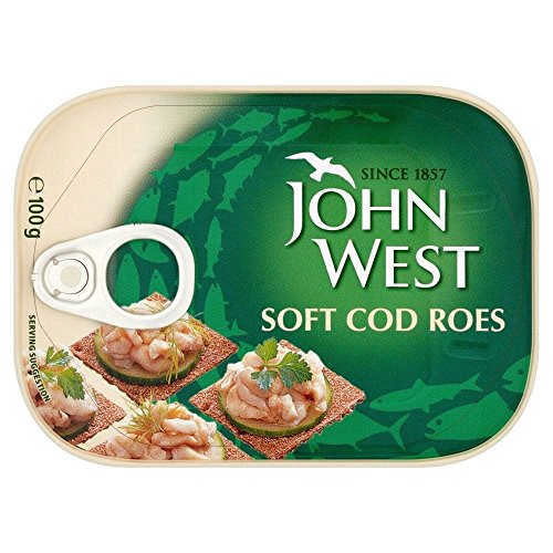 John West Cod Weiche Roes (100 g) - Packung mit 2 von John West