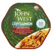 John West Light Lunch Mediterranean Style Tuna Salad 220G von John West