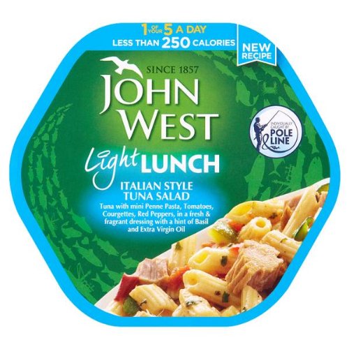 John West Light Lunch Thunfisch-Salat, italienischer Stil, 6 x 220 g von John West