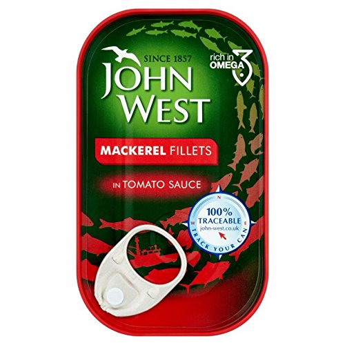 John West Makrelenfilets in Tomaten-Sauce 125g John West Makrelenfilets in Tomaten-Sauce 125g von John West