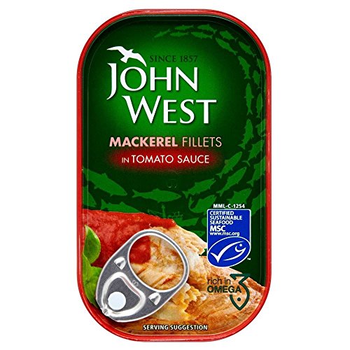 John West Makrelenfilets in Tomatensauce (125g) - Packung mit 2 von John West