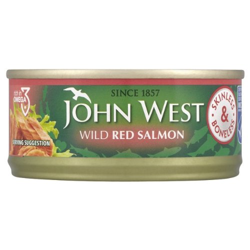 John West Red Salmon Skinless & Boneless 3x105g von John West