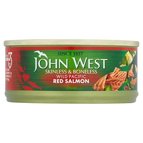 John West Roter Lachs, hautfrei und ohne Knochen, 105 g von John West