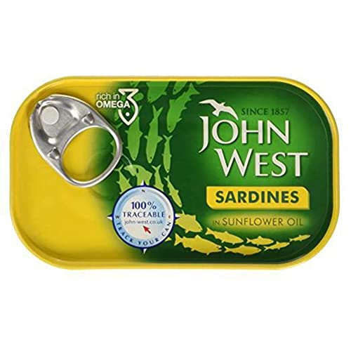 John West Sardinen in Sonnenblumenöl 12 x 120g John West Sardinen in Sonnenblumenöl 12 x 120g von John West