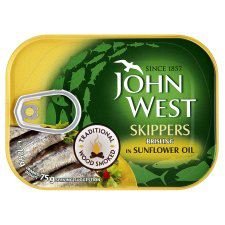 John West Skippers Brisling In Sunflower Oil 106G John West Skippers Brisling In Sunflower Oil 106G von John West