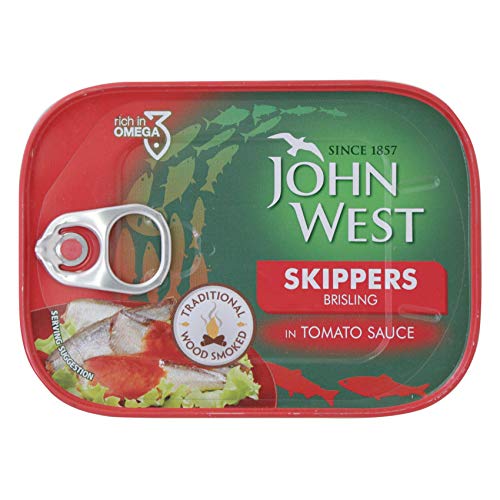 John West Skippers Sprotten in Tomatensauce 6x106g John West Skippers Sprotten in Tomatensauce 6x106g von John West