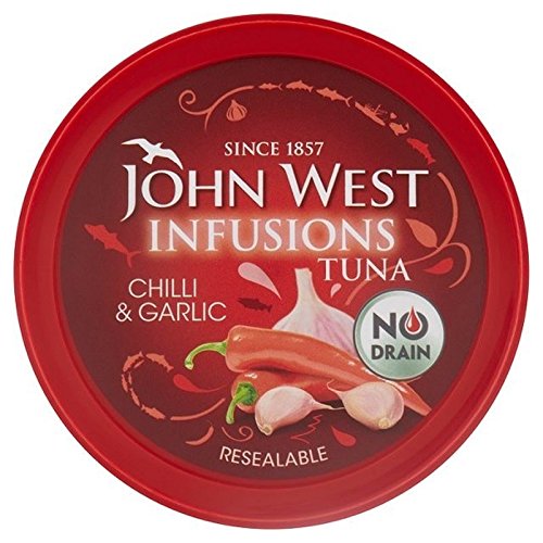 John West Teeblüten Thunfisch Chili und Knoblauch 80 g (Packung von 2) von John West